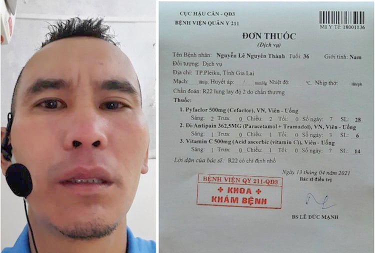 Thủ môn TP HCM húc đầu khiến trọng tài V-League gãy răng 36337
