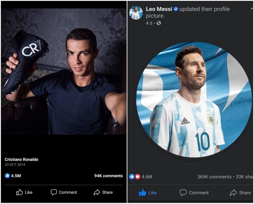 Ronaldo, Messi