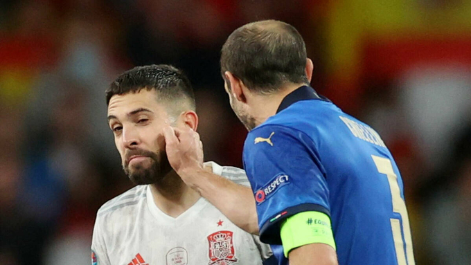Ý vs Tây Ban Nha, Euro 2021, Chiellini, Alba