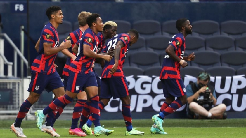 Mỹ đã trải qua trận đấu không dễ với Haiti. Ảnh: ESPN