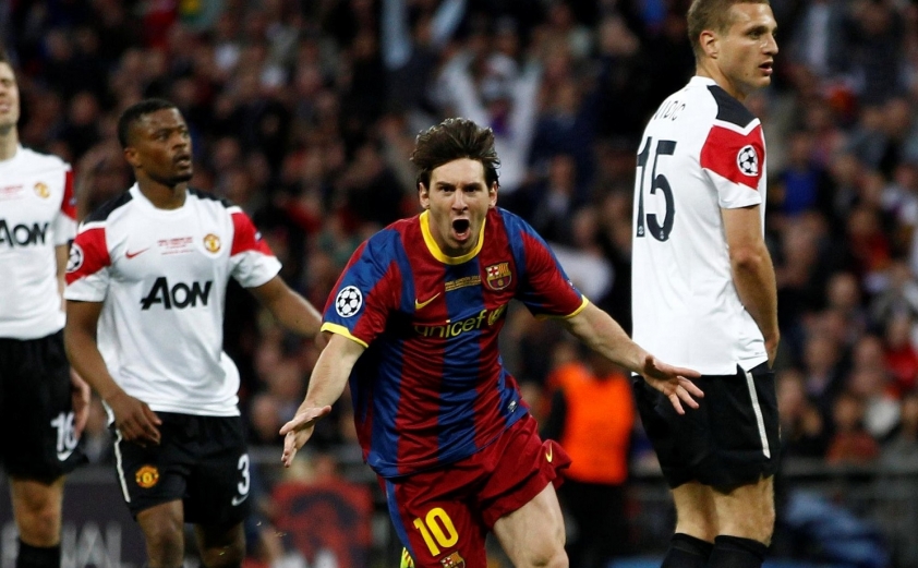 Manchester United, Messi, Barcelona