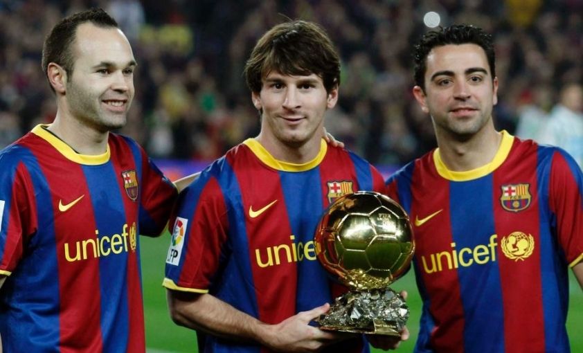 Barcelona, Messi, Xavi, Iniesta