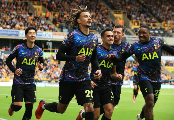 Alli ghi bàn duy nhất cho Tottenham. Ảnh: Getty