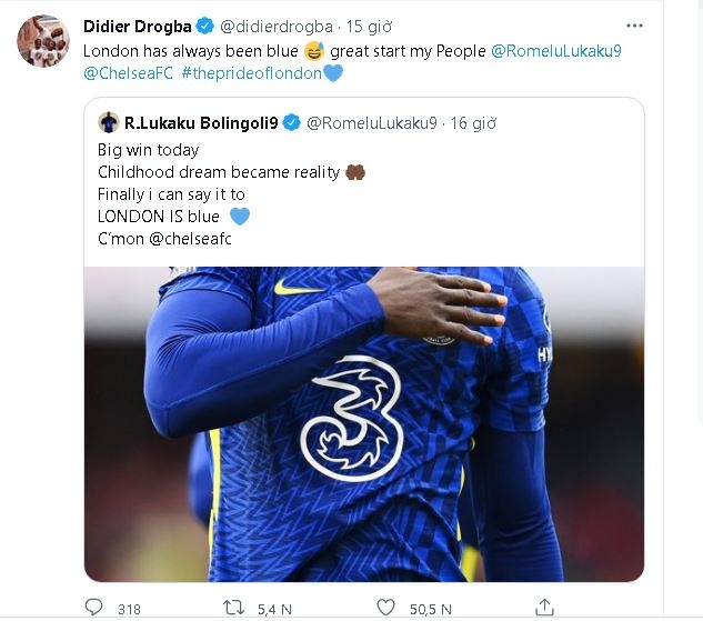Drogba Lukaku Chelsea