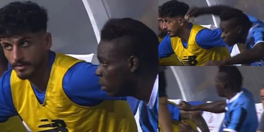 Balotelli đấm đồng đội vì bị thay ra