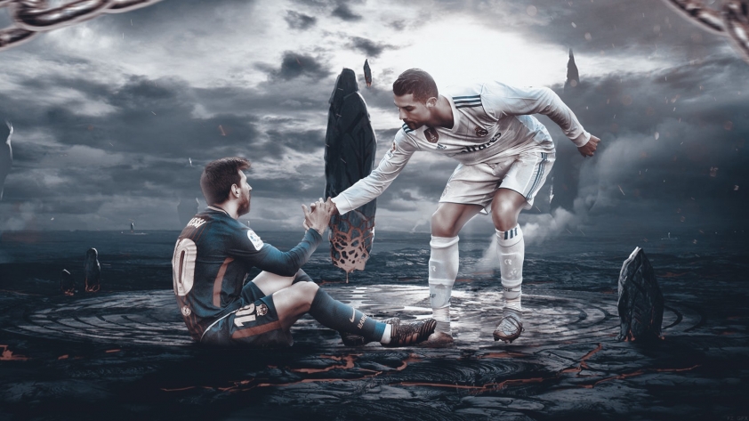 ronaldo vs messi ai gioi hon