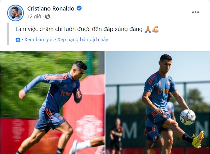 Ronaldo gửi thông điệp lạ cho Ten Hag, tương lai tại MU đã tỏ tường? 169974