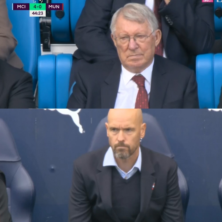 Ten Hag bàng hoàng, bất lực sau 45 phút khốn khổ của MU trước Man City 196243