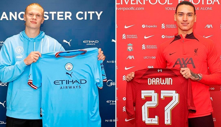 Liverpool bất ngờ bị Haland 'réo tên' sau trận thắng đậm của Man City trước MU 196511