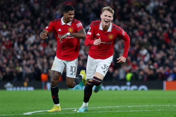 Nhưng Scott McTominay đã giữ 3 điểm ở lại Old Trafford. Ảnh: Internet
