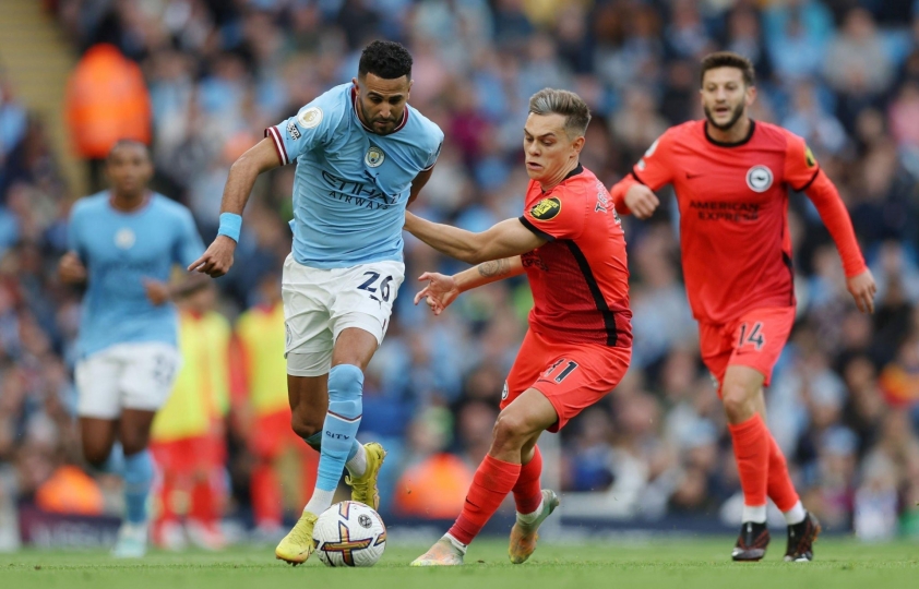 Brighton cố gắng nhưng đơn giản Man City quá mạnh. Ảnh: Internet