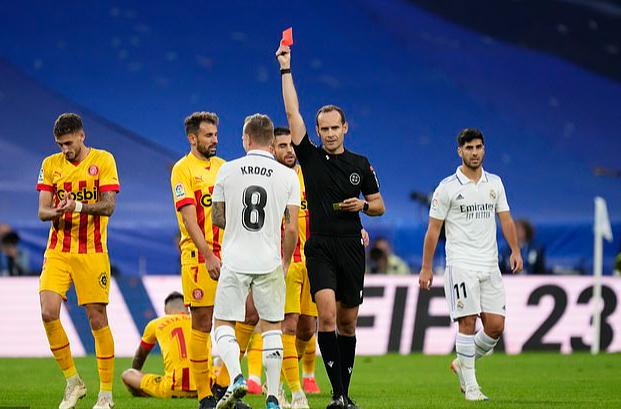 Real Madrid mất điểm đầy oan ức trước Girona trong trận cầu đầy tranh cãi. Ảnh: Internet