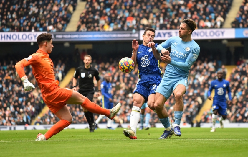Chelsea đã tụt lùi khá nhiều so với Man City. Ảnh: Internet