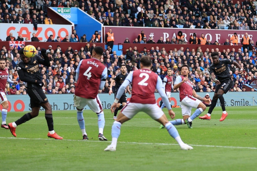 Trực tiếp Arsenal 1-1 Aston Villa: Bykayo Saka ghi bàn đẳng cấp 249922