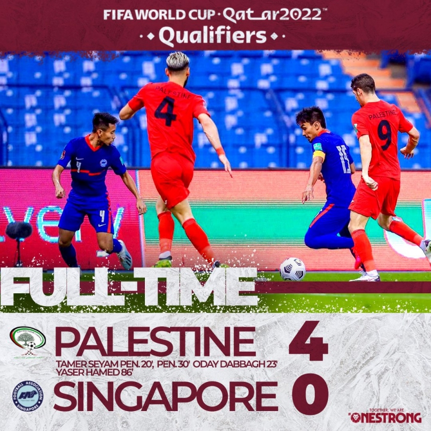 Trực tiếp Palestine 4-0 Singapore: 'Đại diện Đông Nam Á' vỡ trận! 50673