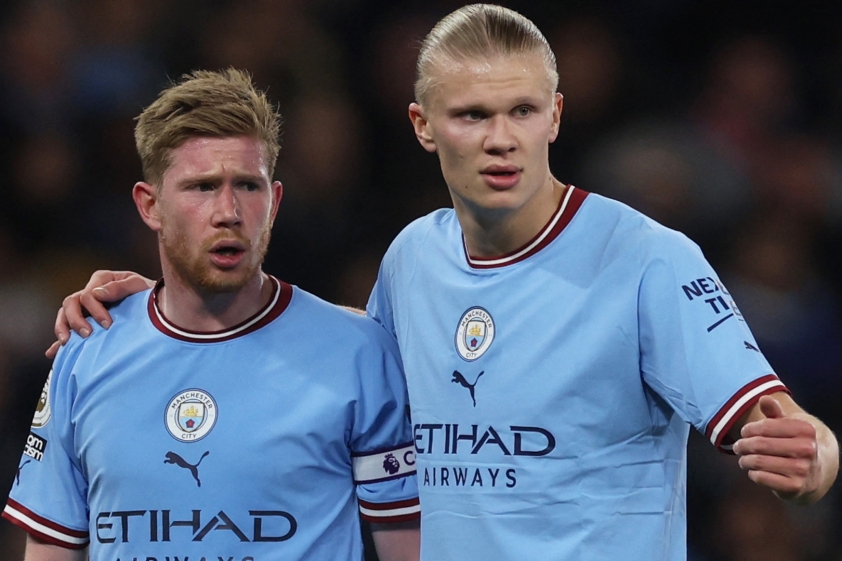 Pep Guardiola không thể dùng bộ ba: Haaland, Alvarez và De Bruyne cho trận Bán kết Champions League? 277565