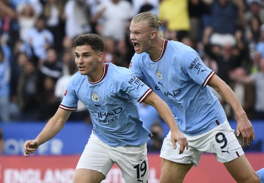 Pep Guardiola không thể dùng bộ ba: Haaland, Alvarez và De Bruyne cho trận Bán kết Champions League? 277566