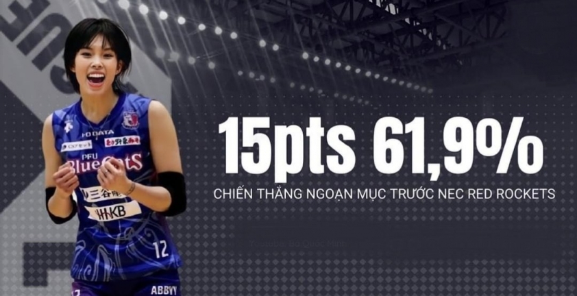 Thể hiện đẳng cấp, Thanh Thúy giúp PFU BlueCats đánh bại đương kim vô địch V.League 92602