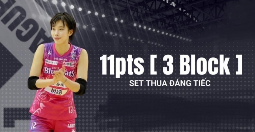 Thanh Thúy chơi tốt, PFU BlueCats vẫn thua trắng trước NEC Red Rockets 93003