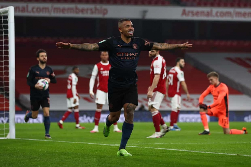 Arsenal 0-1 Man City