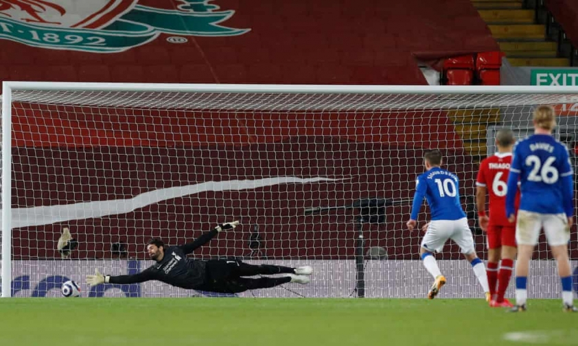 Liverpool 0-2 Everton