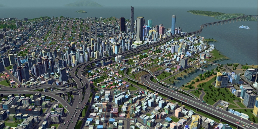 Epic Game tang mien phi game mo phong Cities Skylines