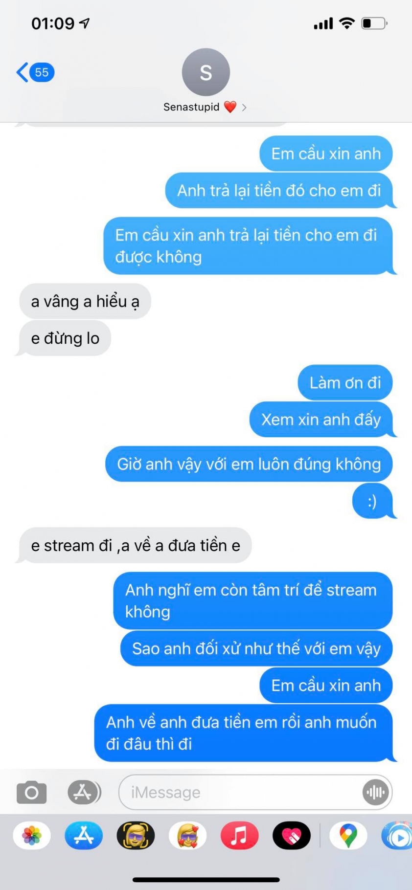 chubby to bi sena lua lay het tien chua benh cho me