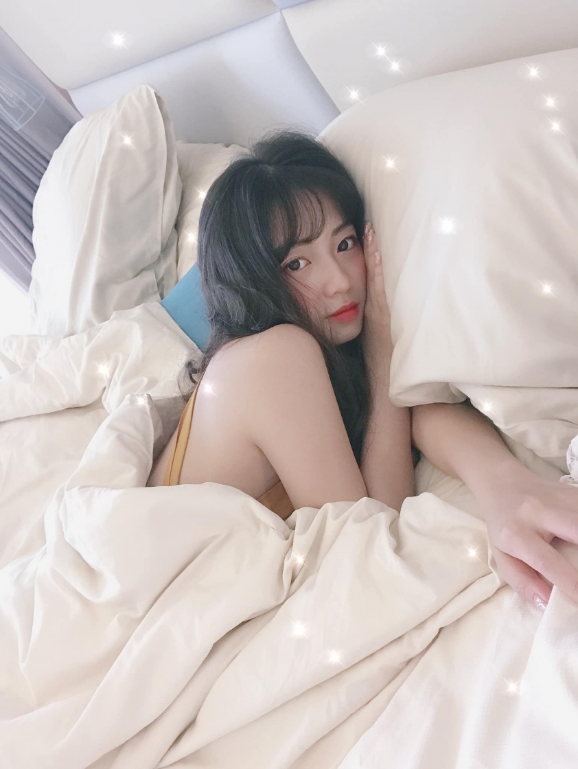 dung hinh truoc nhan sac cua ha my- nguoi yeu streamer be chanh