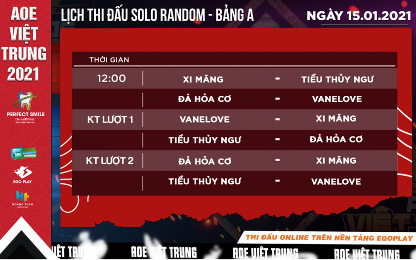 lich thi dau aoe viet trung hom nay ngay 15/01