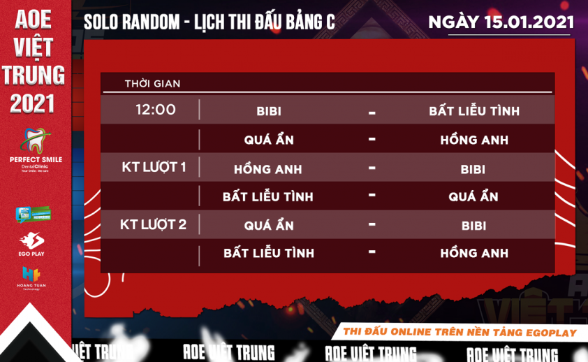 lich thi dau aoe viet trung hom nay ngay 15/01