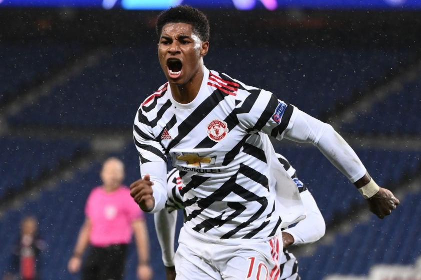 Rashford một lần nữa gieo sầu cho các CĐV của PSG (Ảnh: Internet)