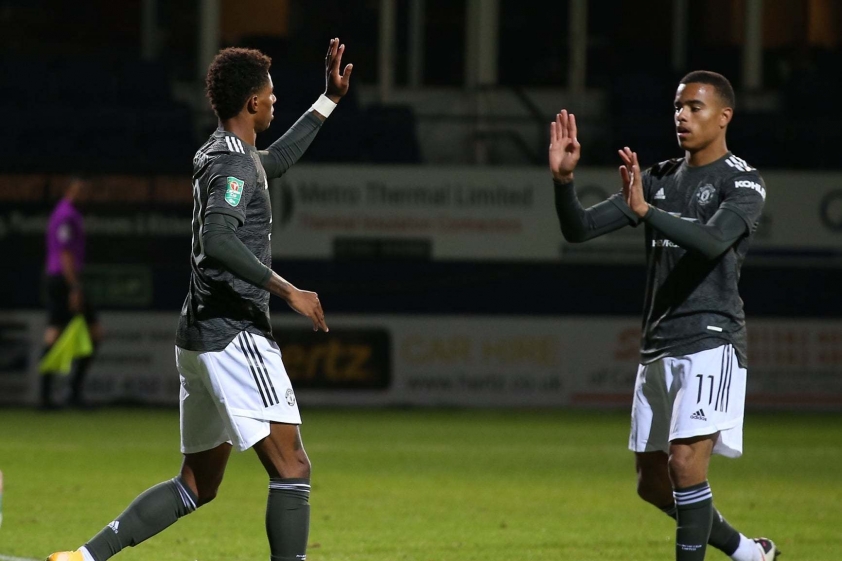 Cả Rashford và Greenwood chưa để lại nhiều dấu ấn trong trận đấu (Ảnh: Internet)