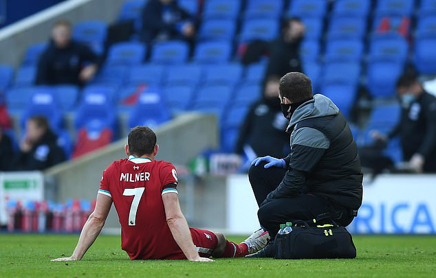 Milner là cái tên tiếp theo dính chấn thương tại Liverpool (Ảnh: Internet)