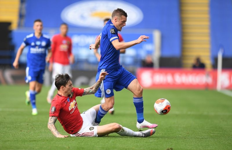 Vardy sẽ được hàng hậu vệ Quỷ đỏ chăm sóc kỹ lưỡng (Ảnh: Internet)
