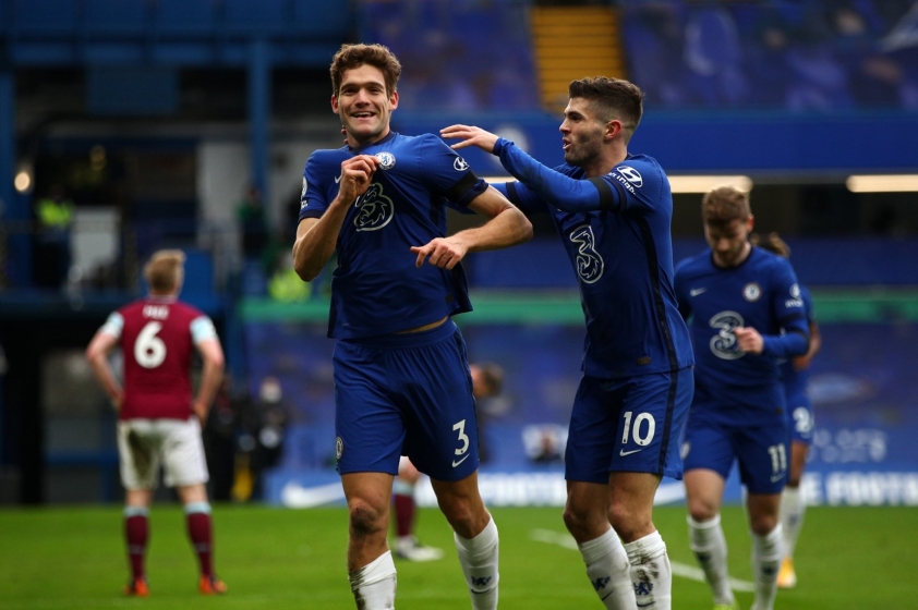 Marcos Alonso dần nhận được sự tin tưởng từ người thầy mới (Ảnh: Getty)