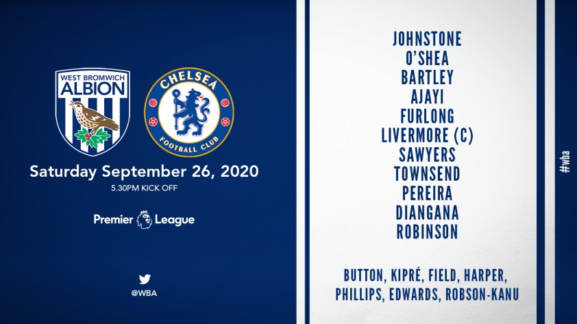 Trực tiếp West Brom vs Chelsea: Thiago Silva đá chính Ảnh 2