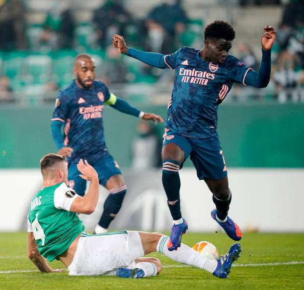 Trực tiếp Rapid Wien 0-0 Arsenal: Chủ nhà chơi tự tin Ảnh 1