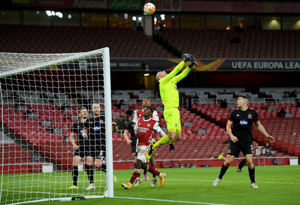 Trực tiếp Arsenal 0-0 Dundalk: Chủ nhà tạo sức ép Ảnh 1