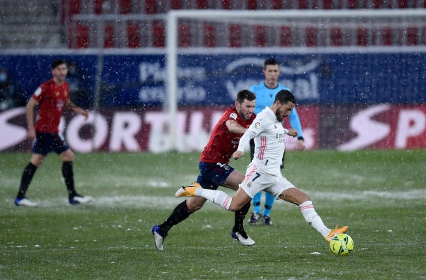 Trực tiếp Osasuna 0-0 Real Madrid: Hazard trở lại Ảnh 1