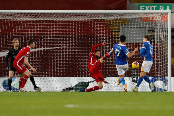 Trực tiếp Liverpool 0-1 Brighton: Sai lầm hàng thủ Ảnh 1