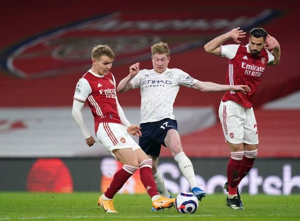 Trực tiếp Arsenal 0-1 Man City: Thế trận giằng co Ảnh 1
