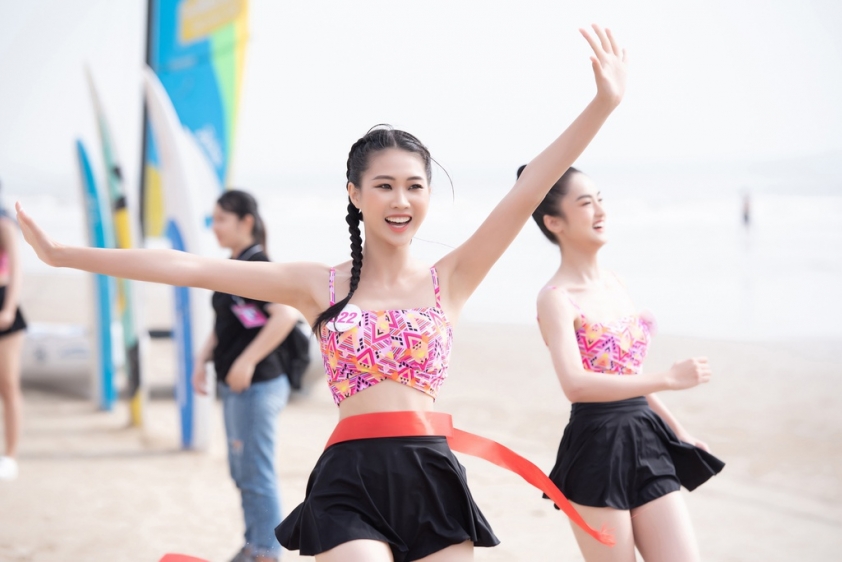 Bạn gái cũ tuyển thủ U23 lọt top Người đẹp thể thao Hoa hậu Ảnh 1