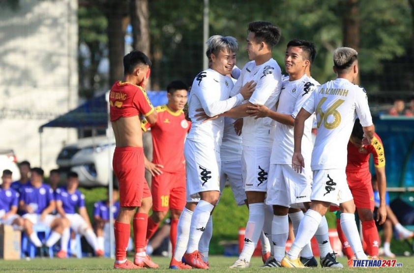Dàn sao U22 VN của Hà Nội hoà đáng tiếc trước Nam Định Ảnh 1