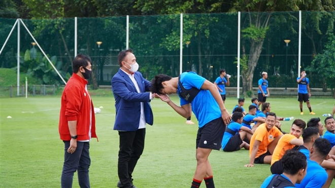 Indonesia giao hữu với 'đàn em Messi' quyết giành HCV SEA Games Ảnh 1