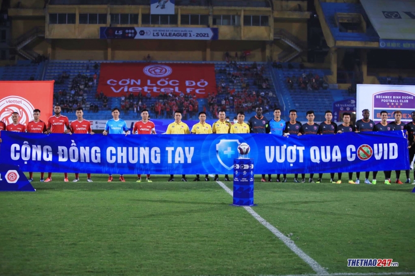 Trực tiếp Viettel 0-0 Bình Dương: Tiến Dũng, Quế Ngọc Hải đá chính Ảnh 1