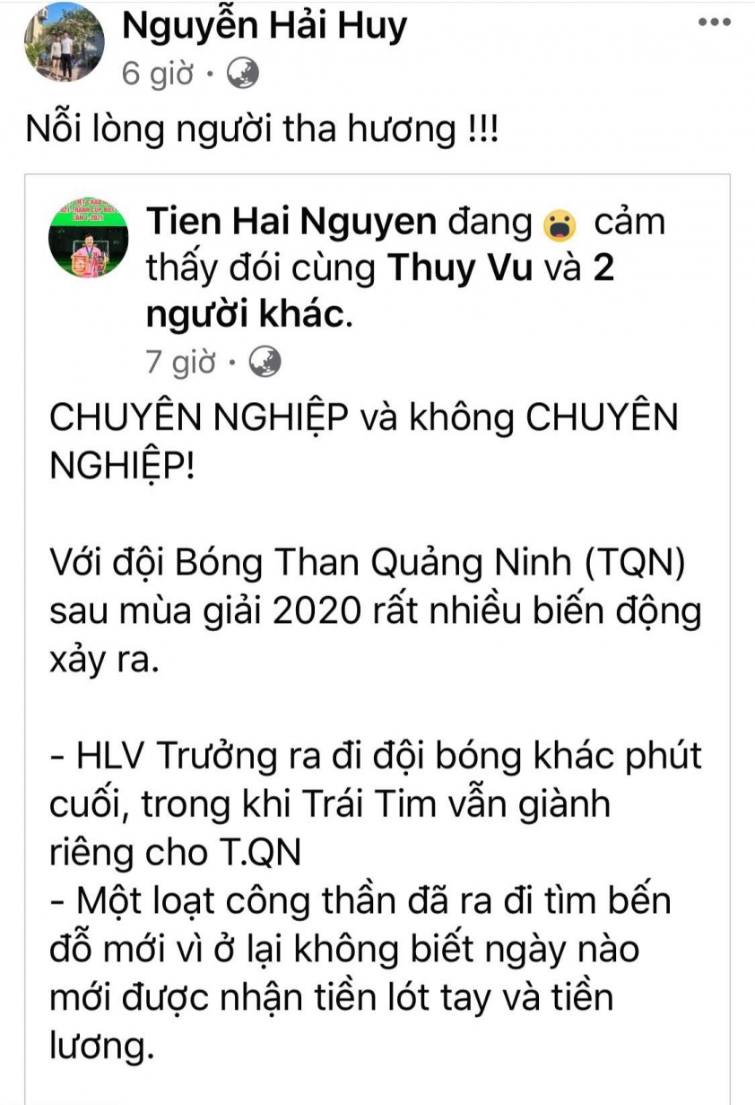 Đội xếp thứ 2 V-League 'đình công' do bị nợ lương 8 tháng Ảnh 1