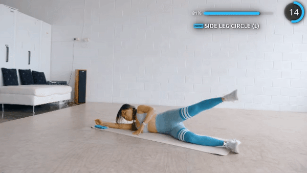 11. Side leg circle