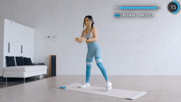 12. Lateral lunge