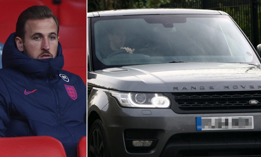 Harry Kane & xe sang Range Rover tiền tỷ