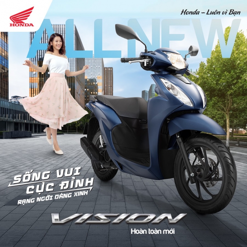 Honda Vision 2021 ra mắt tại Việt Nam, giá từ 29,99 triệu đồng Ảnh 2